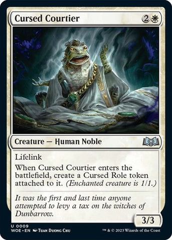 Cursed Courtier (Wilds of Eldraine) Near Mint