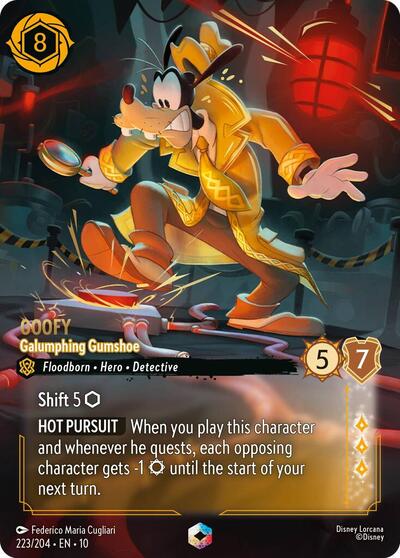 Goofy - Galumphing Gumshoe (Enchanted) (Whispers in the Well) Near Mint Holofoil