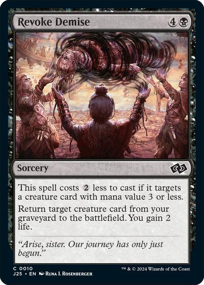 Revoke Demise (Foundations Jumpstart) Near Mint