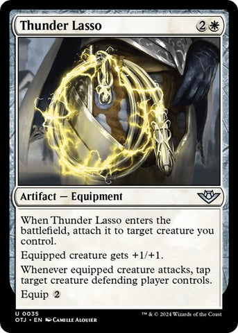 Thunder Lasso (Outlaws of Thunder Junction) Near Mint Foil
