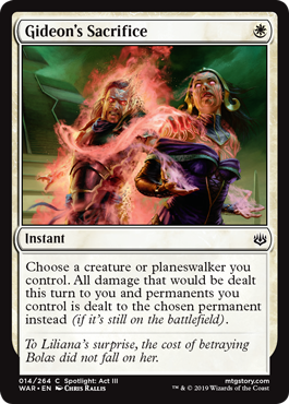 Gideon's Sacrifice (War of the Spark) Near Mint