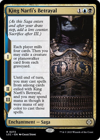 King Narfi's Betrayal (Commander: The Lost Caverns of Ixalan) Near Mint