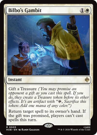 Bilbo's Gambit (The Hobbit) Near Mint Foil