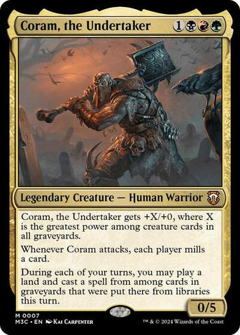 Coram, the Undertaker (Commander: Modern Horizons 3) Near Mint Foil