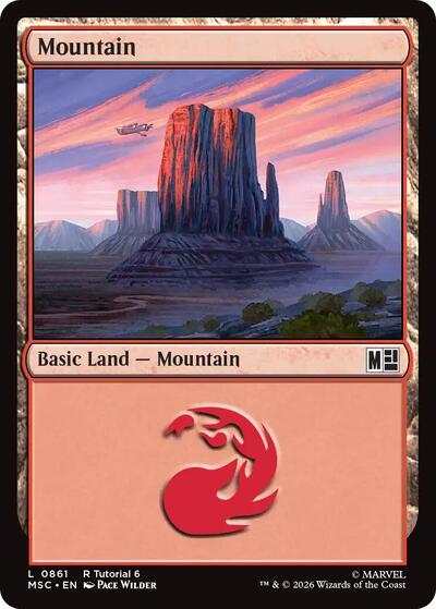 Mountain (0861) (Commander: Marvel Super Heroes) Near Mint