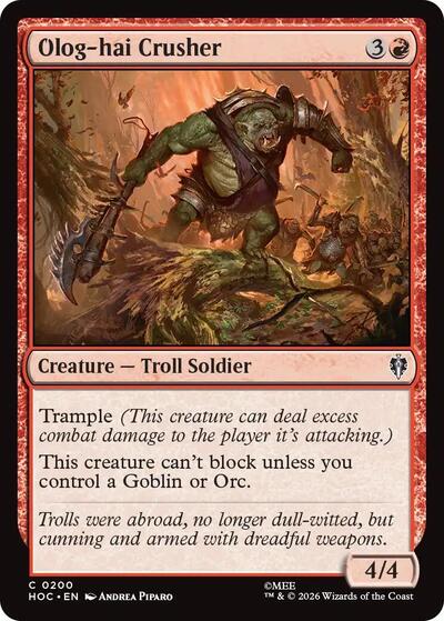 Olog-hai Crusher (The Hobbit: Eternal-Legal) Near Mint