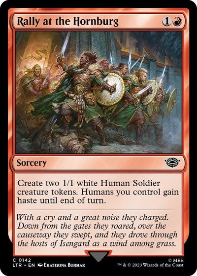 Rally at the Hornburg (Universes Beyond: The Lord of the Rings: Tales of Middle-earth) Near Mint