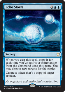 Echo Storm (Commander 2018) Light Play