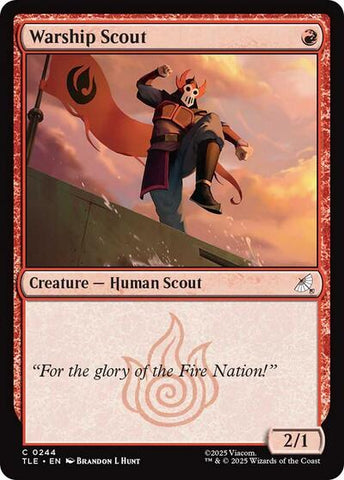 Warship scout (Avatar: The Last Airbender: Eternal-Legal) Near Mint Foil