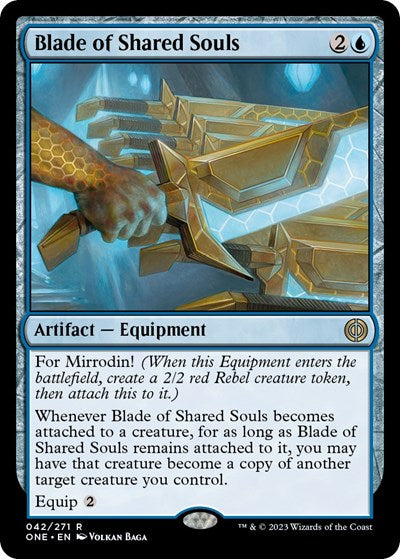 Blade of Shared Souls (Phyrexia: All Will Be One) Light Play Foil