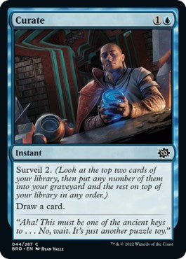 Curate (The Brothers' War) Near Mint Foil