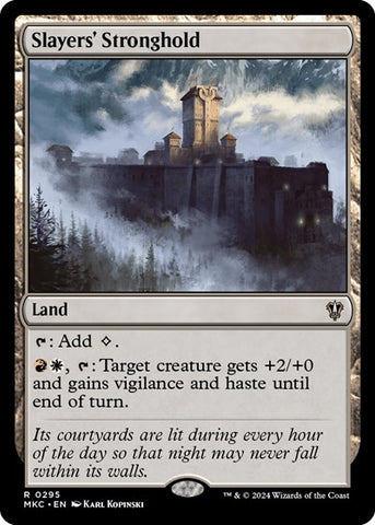 Slayers' Stronghold (Commander: Murders at Karlov Manor) Near Mint