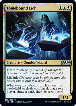 Tomebound Lich (Magic 2020 Core Set) Near Mint