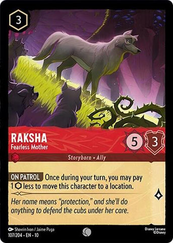 Raksha - Fearless Mother (Whispers in the Well) Near Mint Cold Foil