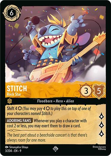 Stitch - Rock Star (Fabled) Near Mint
