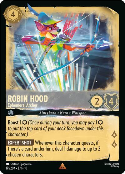 Robin Hood - Ephemeral Archer (Whispers in the Well) Near Mint Cold Foil