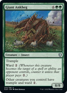 Giant Ankheg (Commander Legends: Battle for Baldur's Gate) Near Mint Foil