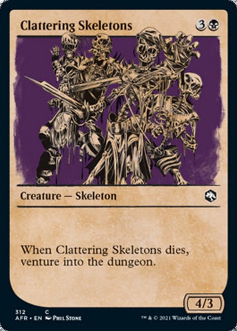Clattering Skeletons (Showcase) (Adventures in the Forgotten Realms) Near Mint