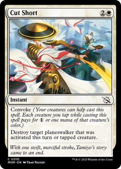 Cut Short (March of the Machine) Near Mint Foil