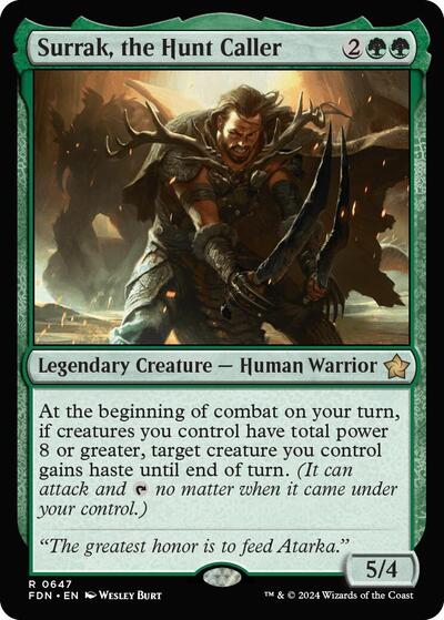 Surrak, the Hunt Caller (Foundations) Near Mint