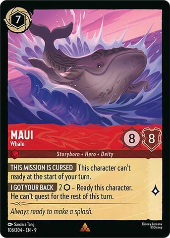 Maui - Whale (Fabled) Near Mint Cold Foil