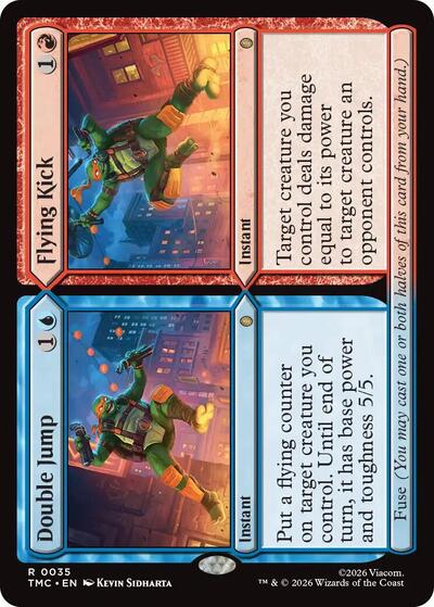 Double Jump / Flying Kick (Commander: Teenage Mutant Ninja Turtles) Near Mint