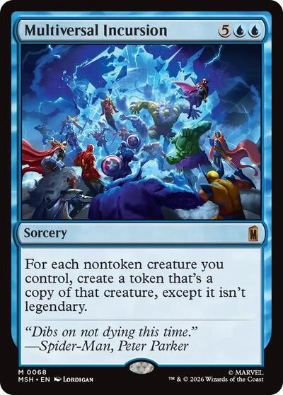 Multiversal Incursion (Marvel Super Heroes) Near Mint Foil