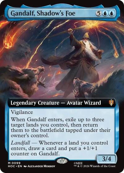 Gandalf, Shadow's Foe (Extended Art) (The Hobbit: Eternal-Legal) Near Mint Foil