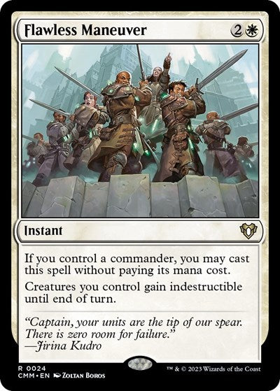 Flawless Maneuver (Commander Masters) Near Mint Foil