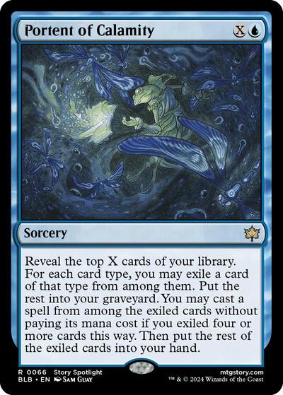 Portent of Calamity (Bloomburrow) Near Mint Foil
