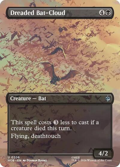 Dreaded Bat-Cloud (Borderless) (The Hobbit) Near Mint Foil