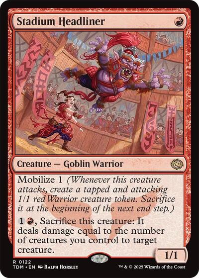 Stadium Headliner (Tarkir: Dragonstorm) Near Mint Foil