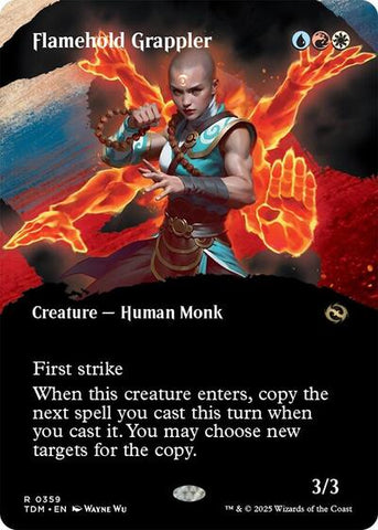 Flamehold Grappler (Borderless) (Tarkir: Dragonstorm) Near Mint