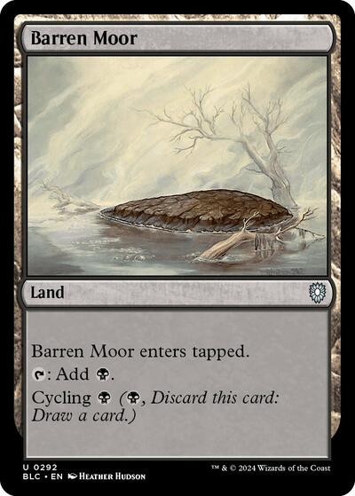 Barren Moor (Commander: Bloomburrow) Near Mint