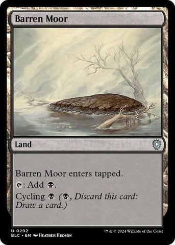 Barren Moor (Commander: Bloomburrow) Near Mint