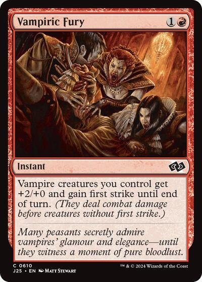 Vampiric Fury (Foundations Jumpstart) Near Mint