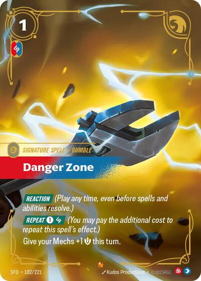 Danger Zone (Spiritforged) Near Mint Foil
