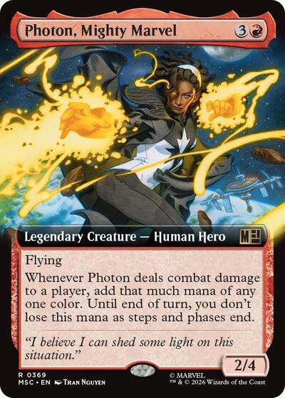 Photon, Mighty Marvel (Extended Art) (Commander: Marvel Super Heroes) Near Mint