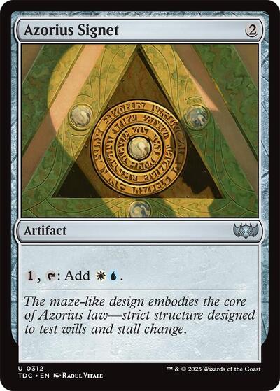 Azorius Signet (Commander: Tarkir: Dragonstorm) Near Mint