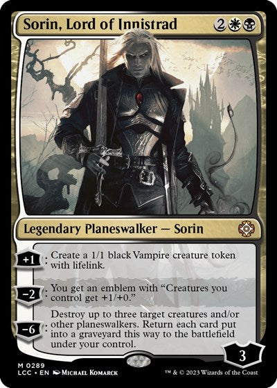 Sorin, Lord of Innistrad (Commander: The Lost Caverns of Ixalan) Near Mint