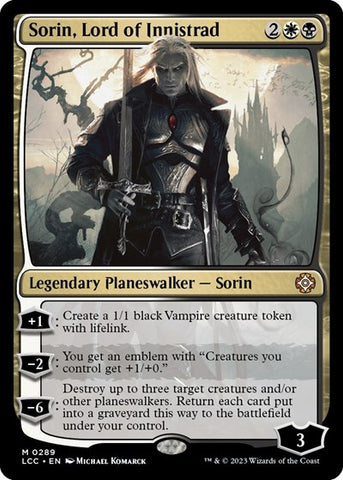 Sorin, Lord of Innistrad (Commander: The Lost Caverns of Ixalan) Near Mint
