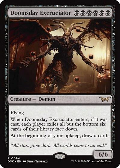 Doomsday Excruciator (Duskmourn: House of Horror) Near Mint Foil
