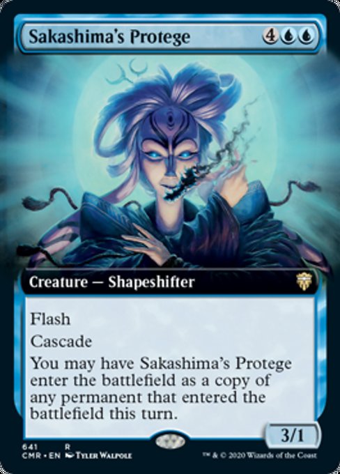 Sakashima's Protege (Extended Art) (Commander Legends) Near Mint Foil