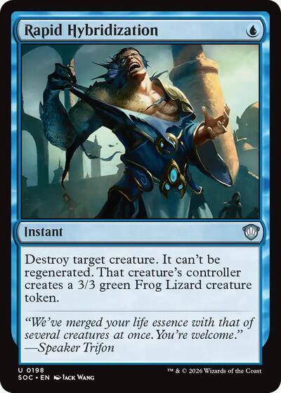 Rapid Hybridization (Commander: Secrets of Strixhaven) Near Mint