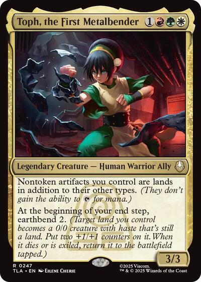 Toph, the First Metalbender (Avatar: The Last Airbender) Near Mint Foil