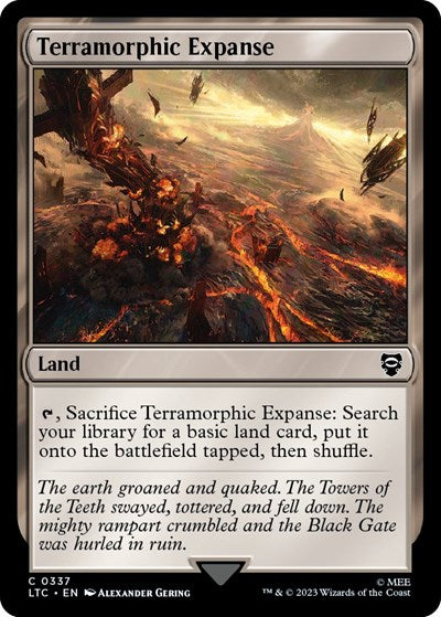 Terramorphic Expanse (Commander: The Lord of the Rings: Tales of Middle-earth) Near Mint