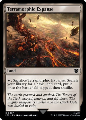 Terramorphic Expanse (Commander: The Lord of the Rings: Tales of Middle-earth) Near Mint