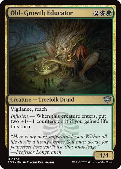 Old-Growth Educator (Secrets of Strixhaven) Near Mint Foil