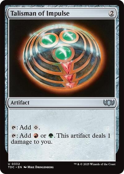 Talisman of Impulse (Commander: Tarkir: Dragonstorm) Near Mint