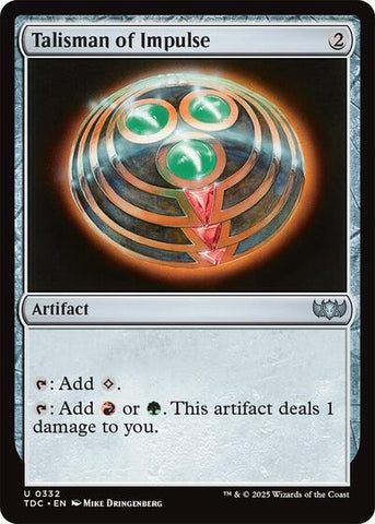 Talisman of Impulse (Commander: Tarkir: Dragonstorm) Near Mint